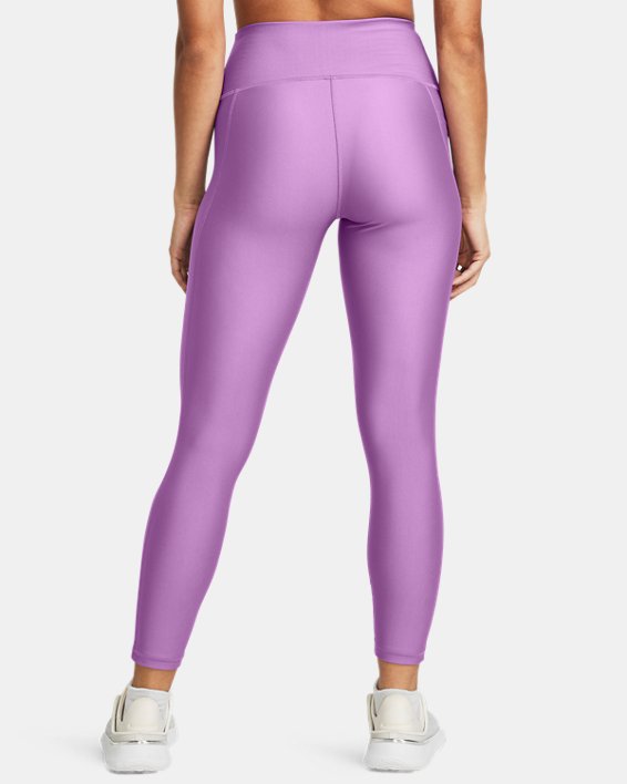 Damen HeatGear® Armour 7/8 Leggings mit hohem Bund, Purple, pdpMainDesktop image number 1